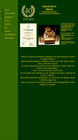Vorschau der mobilen Webseite www.krippenschnitzerei.de, Müller, Reinhold K.