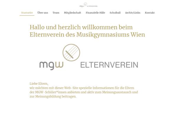 Vorschau von www.mgwev.at, Elternverein Musikgymnasium Wien - EV MGW
