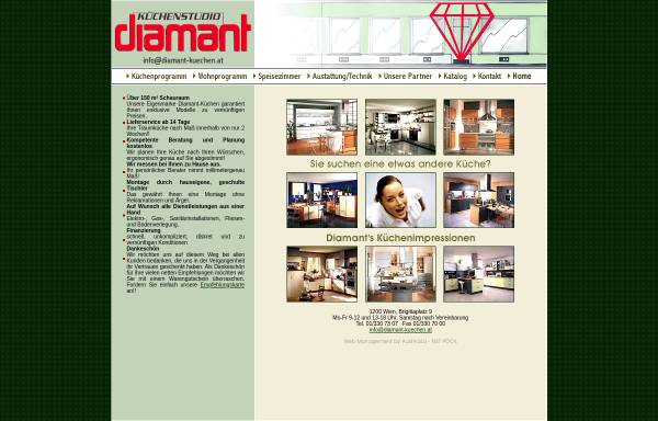 Vorschau von www.diamant-kuechen.at, Küchenstudio Diamant