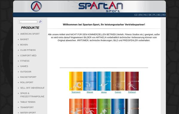 Vorschau von www.spartan-sport.at, Spartan Sport
