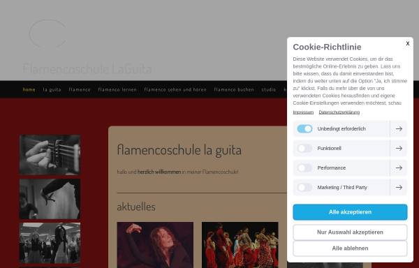 Vorschau von www.flamenco-wien.at, La Guita - Flamenco