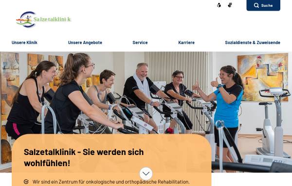 Vorschau von www.salzetalklinik.de, Salzetalklinik Bad Salzuflen