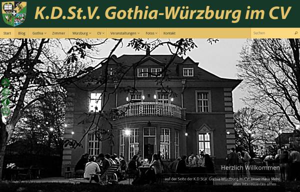 Vorschau von www.gothia-wuerzburg.de, K.D.St.V. Gothia-Würzburg im CV