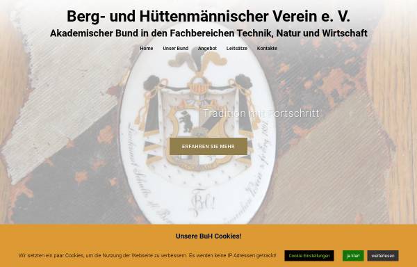 Vorschau von buh-verein.de, Berg- und Hüttenmännischer Verein e.V.