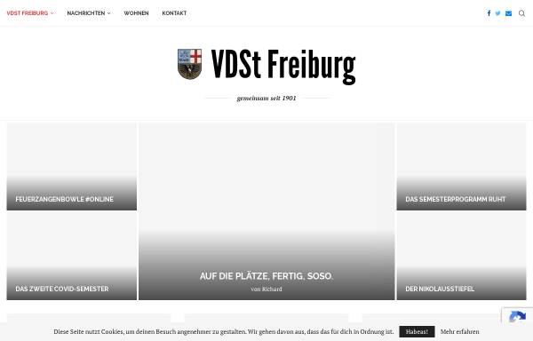 Vorschau von www.vdst-freiburg.de, VDSt Freiburg