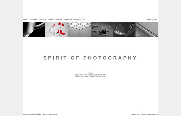 Vorschau von www.spirit-of-photography.com, Saborowski, Gernot