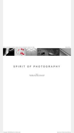 Vorschau der mobilen Webseite www.spirit-of-photography.com, Saborowski, Gernot