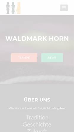 Vorschau der mobilen Webseite www.waldmark.at, Waldmark Horn