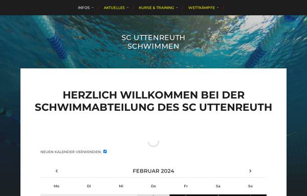 Vorschau von www.scu-schwimmen.de, Sport-Club Uttenreuth e.V. - Schwimmabteilung