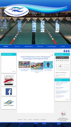 Vorschau der mobilen Webseite www.gudensbergersg.de, Gudensberger Schwimm-Gemeinschaft e.V.