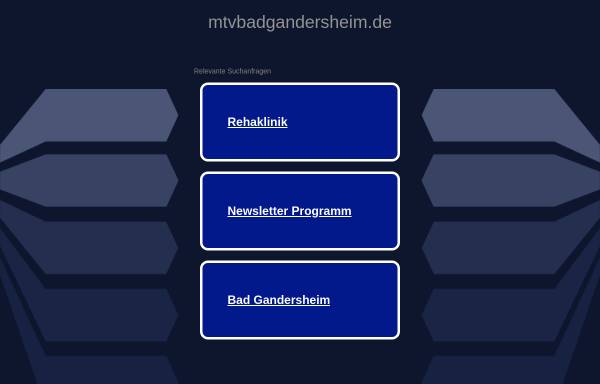 MTV Bad Gandersheim e.V. - Schwimmabteilung