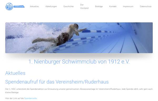 Vorschau von 1nsc.de, 1. Nienburger Schwimmclub e.V.
