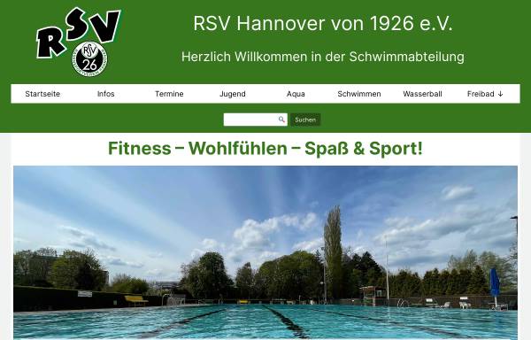 Vorschau von www.rsv-hannover-schwimmen.de, Rasensportverein Hannover von 1926 e.V. - Schwimmabteilung