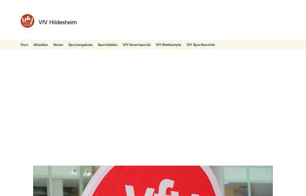 Vorschau von www.vfv.de, Sportverein VFV Hildesheim e.V.