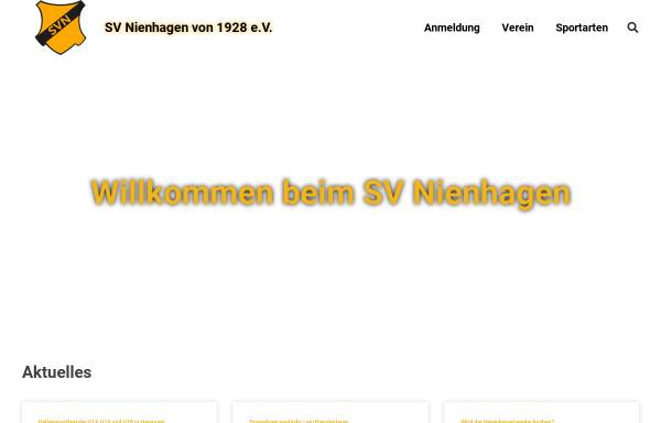 Vorschau von www.sv-nienhagen.de, SV Nienhagen - Abteilung Schwimmen