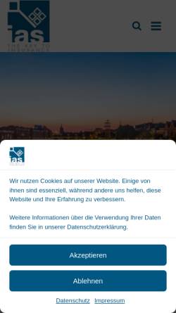Vorschau der mobilen Webseite ias-bremen.de, IAS Internationale Assekuranz Service GmbH