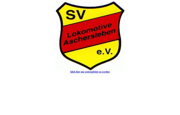 Vorschau von lok-aschersleben.de, Sportverein Lok Ascherleben