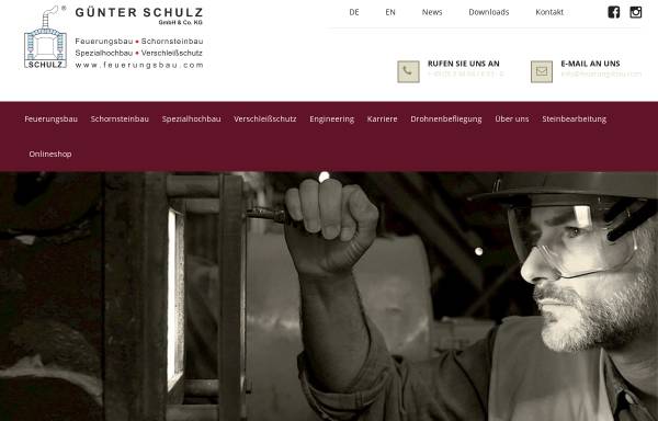 Vorschau von www.feuerungsbau-schulz.de, Feuerungs- und Schornsteinbau Schulz