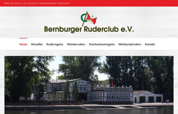 Vorschau von bernburger-ruderclub.de, Bernburger Ruderclub e.V.