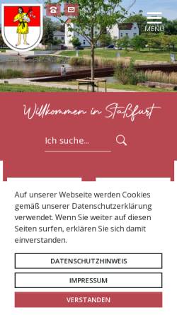 Vorschau der mobilen Webseite www.stassfurt.de, Stadt Staßfurt