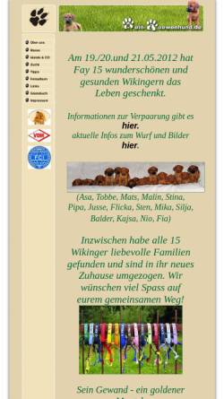 Vorschau der mobilen Webseite www.tashun.de, Chuma, Faraa und ihre Freunde