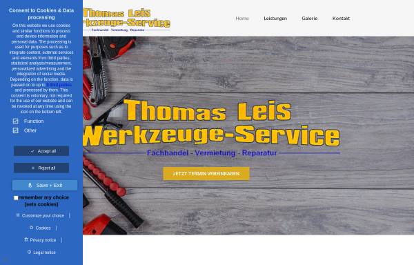 Vorschau von www.leis-werkzeuge.de, Thomas Leis Werkzeuge-Service