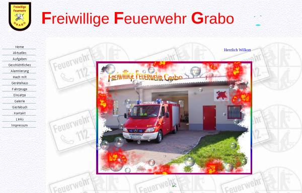 Vorschau von www.feuerwehr-grabo.de, Freiwillige Feuerwehr Grabo