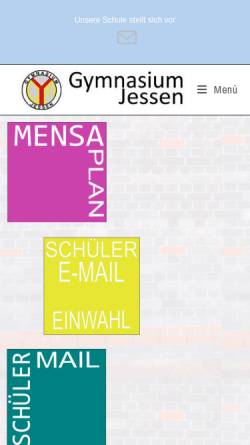 Vorschau der mobilen Webseite www.gymnasium-jessen.de, Gymnasium Jessen