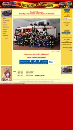 Vorschau der mobilen Webseite www.feuerwehr-nauendorf.de, Freiwillige Feuerwehr Nauendorf