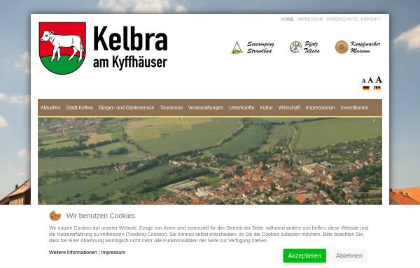 Vorschau von www.kelbra.de, Stadt Kelbra