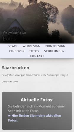 Vorschau der mobilen Webseite designladen.com, Zimmermann, Zippo