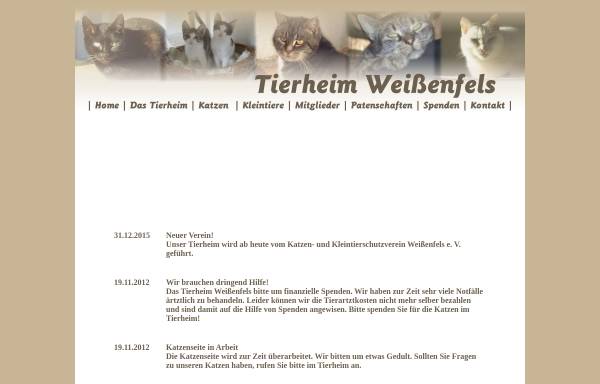 Tierheim Weißenfels Tierschutz, Tiere tierheimwsf.de