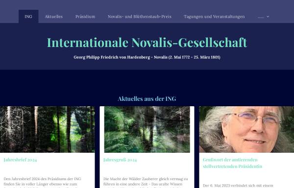 Vorschau von www.novalis-gesellschaft.de, Novalis-Gesellschaft