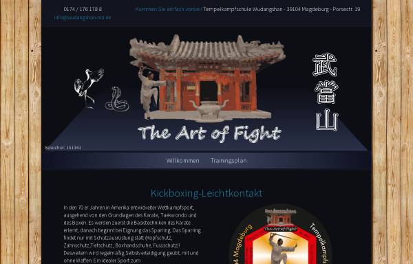 Vorschau von www.wudangshan-md.de, Tai-Chi und Jiu Jitsu