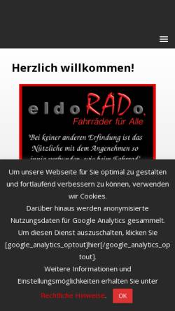 Vorschau der mobilen Webseite www.eldorado-bike.de, Eldorado Bike