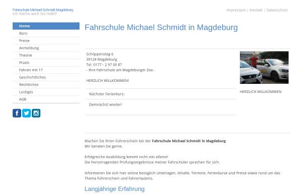 Vorschau von www.fahrschule-michael-schmidt.de, Fahrschule Michael Schmidt