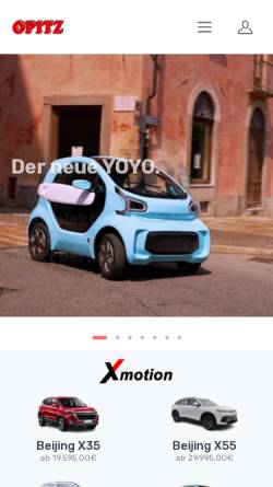 Vorschau der mobilen Webseite toyota-burg.de, Suzuki-Autohaus Opitz