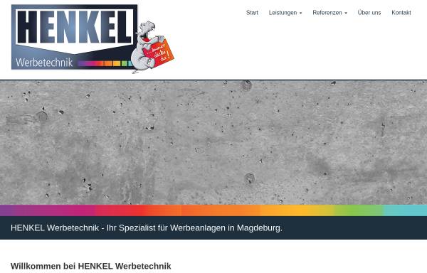 Vorschau von henkel-werbetechnik.de, Henkel-Lichtwerbung