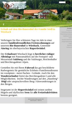 Vorschau der mobilen Webseite www.seidl-wiesbach.de, Demeter-Hof