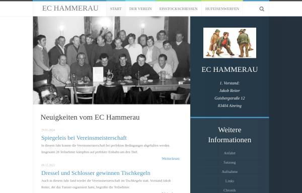 Vorschau von www.ec-hammerau.de, Eisstockclub Hammerau e.V.
