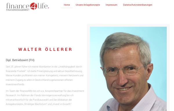 Dipl. Betriebswirt (FH) Walter Öllerer