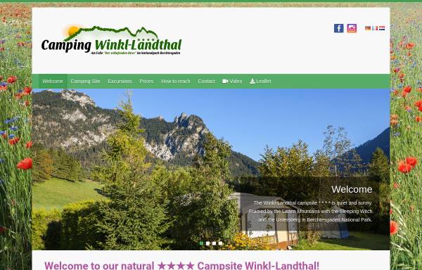 Vorschau von www.camping-winkl.de, Camping Winkl-Landthal