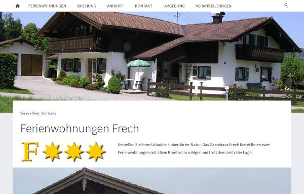 Vorschau von www.ferienwohnungen-frech.de, Ferienwohnungen Frech