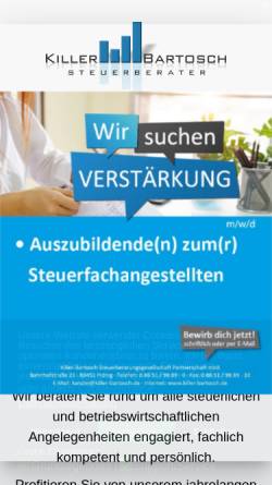 Vorschau der mobilen Webseite www.steuerberater-killer.de, Steuerberater Killer