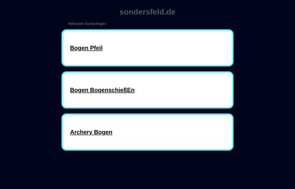 Vorschau von sondersfeld.de, Schützenverein Eichenlaub Sondersfeld