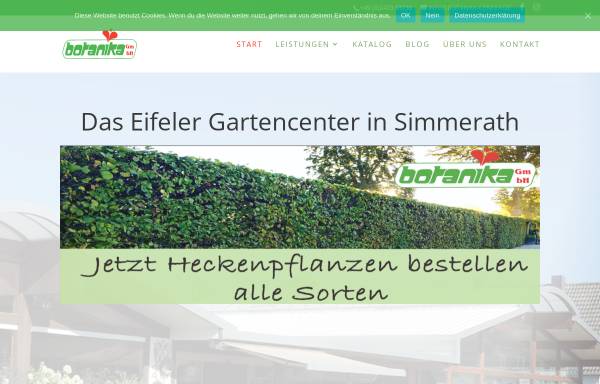 Vorschau von botanika-center.de, Botanika GmbH