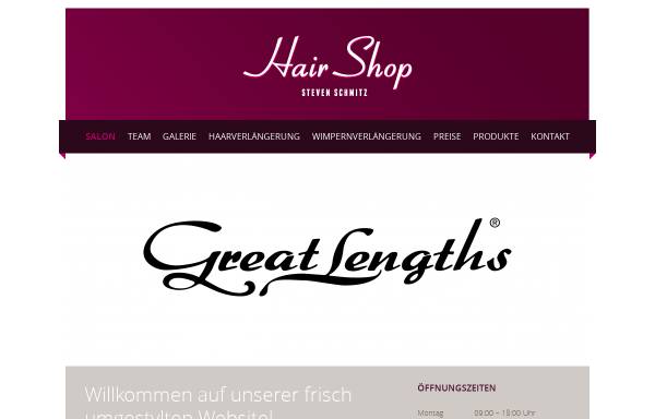 Vorschau von www.salonhairshop.de, Hair Shop