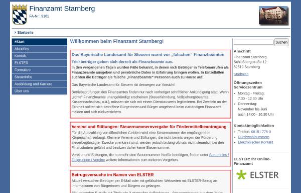 Vorschau von www.finanzamt.bayern.de, Finanzamt Starnberg