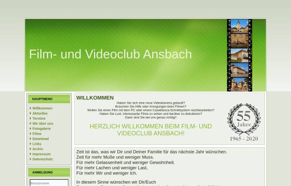 Vorschau von www.fvc-ansbach.de, Film- und Videoclub Ansbach e. V.