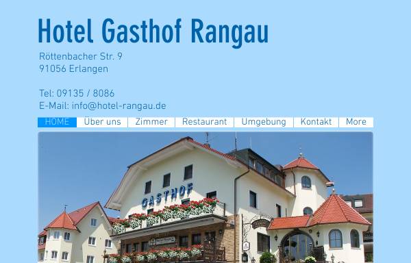 Vorschau von www.hotel-rangau.de, Hotel Gasthof Rangau